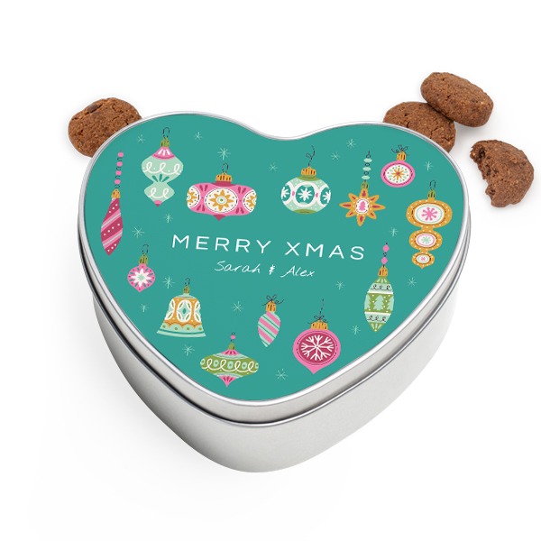Cookie Tin Heart with Generous cookies