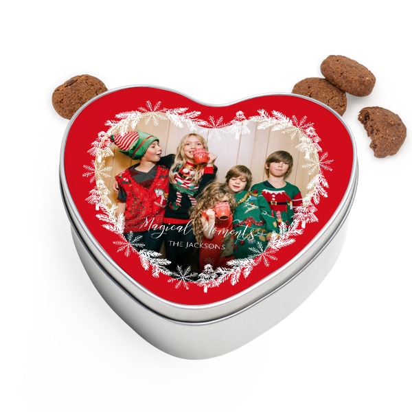 Cookie Tin Heart with Generous cookies