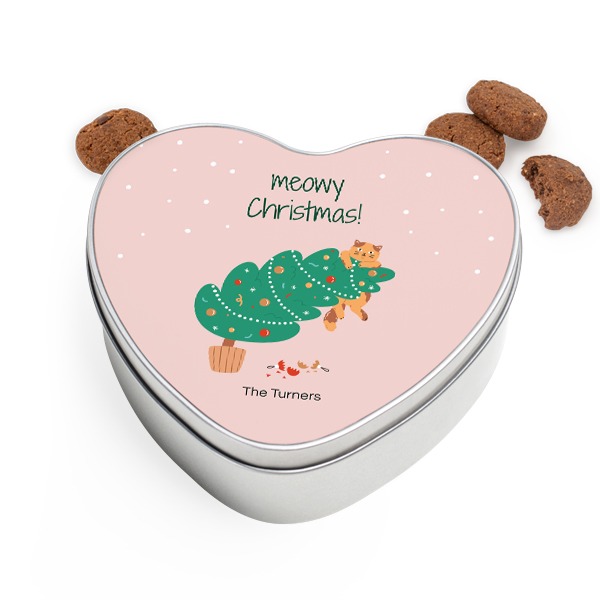 Cookie Tin Heart with Generous cookies