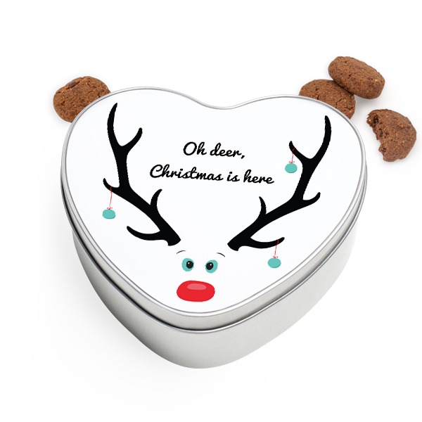 Cookie Tin Heart with Generous cookies