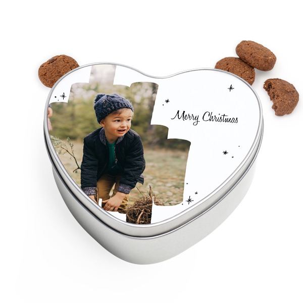 Cookie Tin Heart with Generous cookies