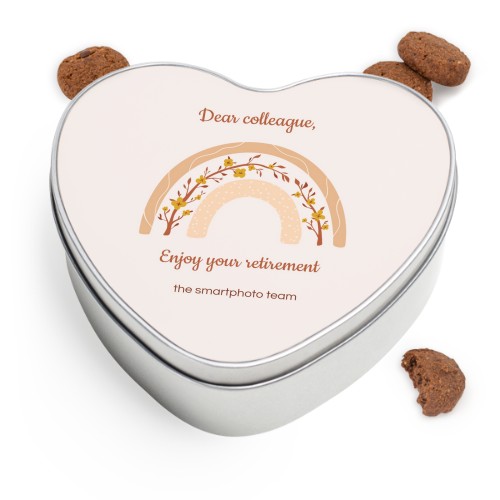 Cookie Tin Heart with Generous cookies