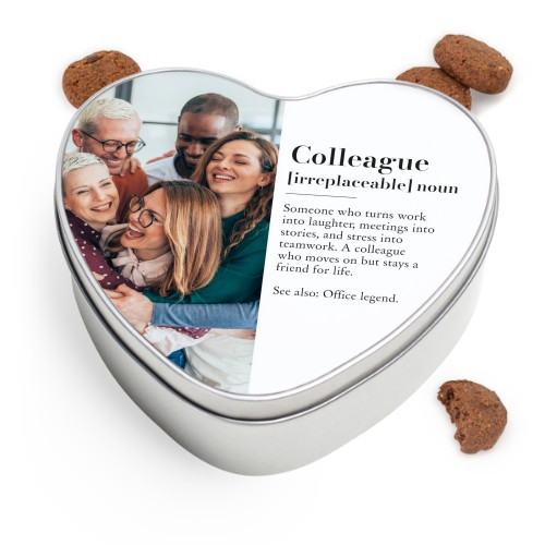 Koekjestrommel hartvormig met Generous koekjes