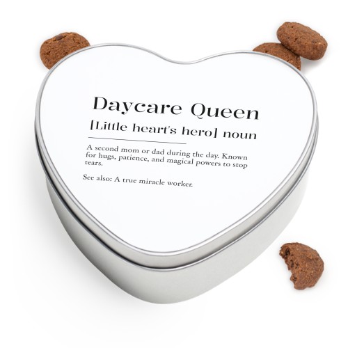 Cookie Tin Heart with Generous cookies Cookie Tin Heart with Generous cookies