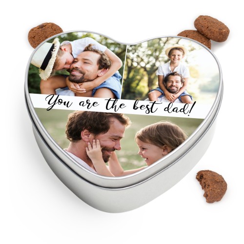 Cookie Tin Heart with Generous cookies Cookie Tin Heart with Generous cookies