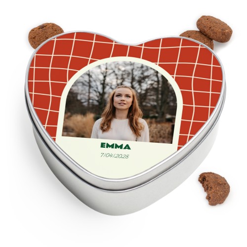 Boîte à biscuits coeur avec biscuits Generous 