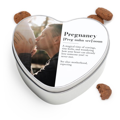 Boîte à biscuits coeur avec biscuits Generous 