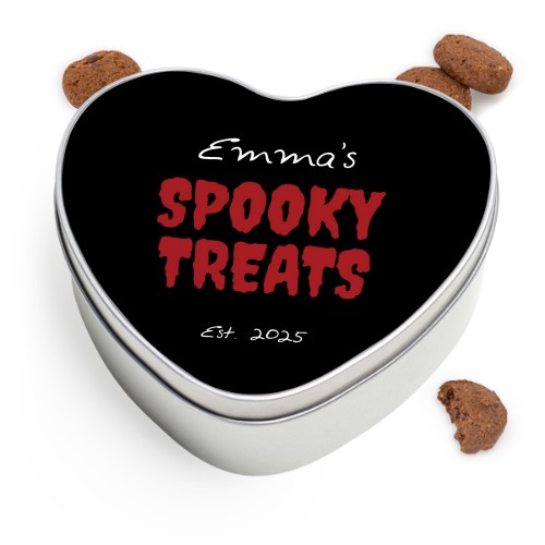 Cookie Tin Heart with Generous cookies Cookie Tin Heart with Generous cookies
