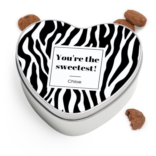 Cookie Tin Heart with Generous cookies Cookie Tin Heart with Generous cookies