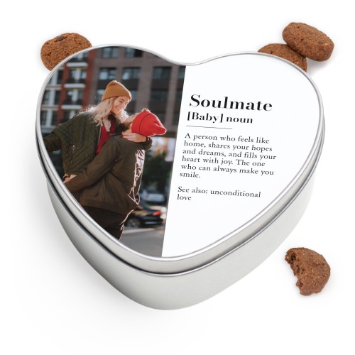 Koekjestrommel hartvormig met Generous koekjes