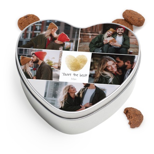 Cookie Tin Heart with Generous cookies
