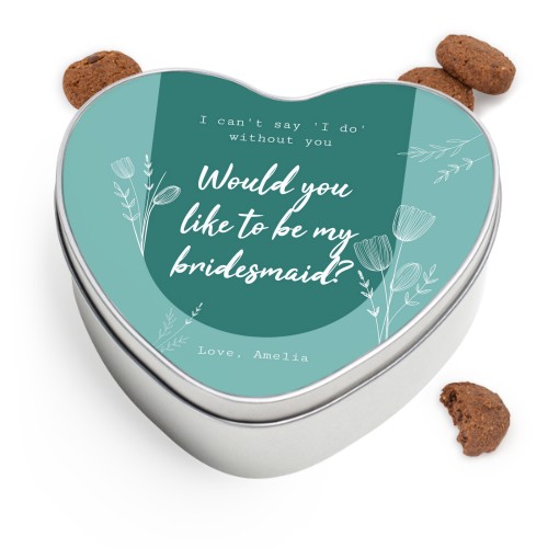 Koekjestrommel hartvormig met Generous koekjes