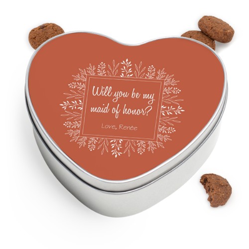 Boîte à biscuits coeur avec biscuits Generous 