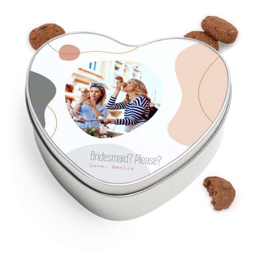 Cookie Tin Heart with Generous cookies Cookie Tin Heart with Generous cookies