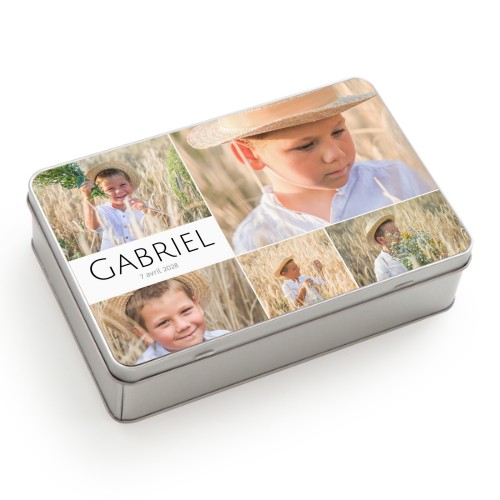 Boîte à biscuits Rectangle