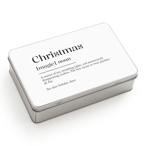 Cookie Tin Rectangle Cookie Tin Rectangle