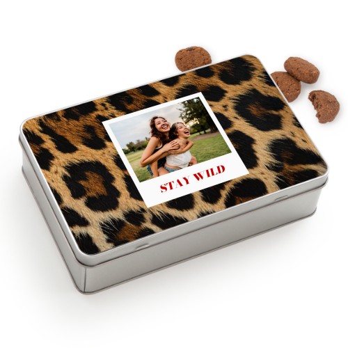 Koekjestrommel rechthoekig met Generous koekjes