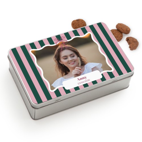 Cookie Tin Rectangle with Generous cookies