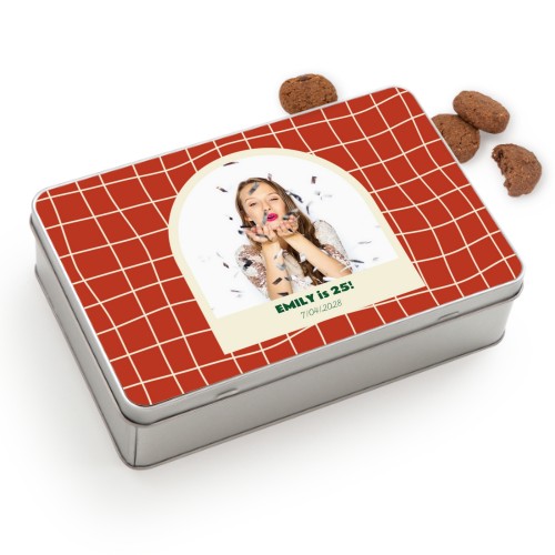 Cookie Tin Rectangle with Generous cookies