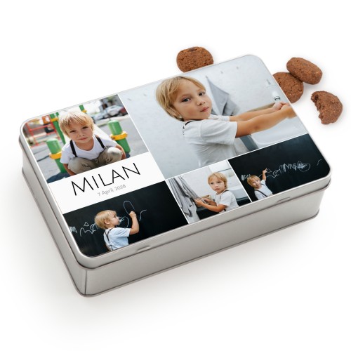 Koekjestrommel Rechthoekig met Generous koekjes