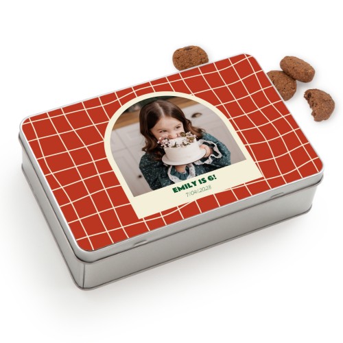Cookie Tin Rectangle with Generous cookies