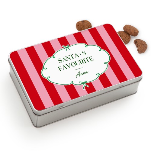 Rechteckige Keksdose mit Generous Keksen