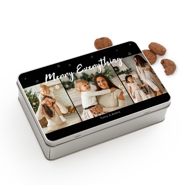 Cookie Tin Rectangle with Generous cookies Cookie Tin Rectangle with Generous cookies