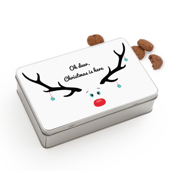 Cookie Tin Rectangle with Generous cookies