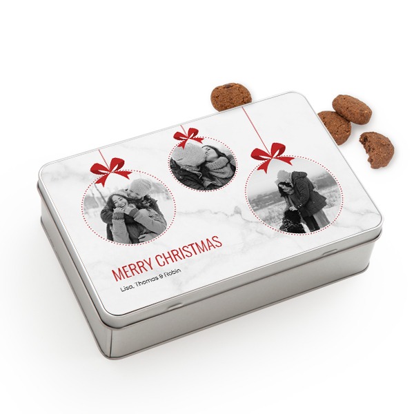 Koekjestrommel Rechthoekig met Generous koekjes