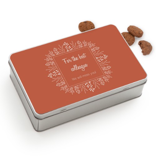 Cookie Tin Rectangle with Generous cookies
