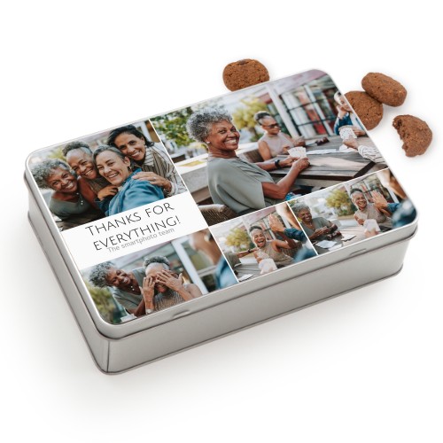 Cookie Tin Rectangle with Generous cookies
