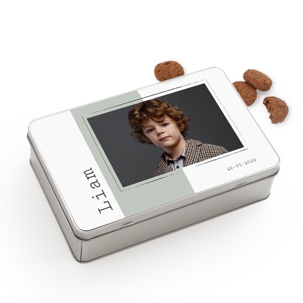 Cookie Tin Rectangle with Generous cookies Cookie Tin Rectangle with Generous cookies