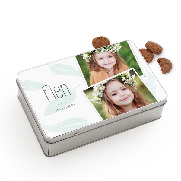 Cookie Tin Rectangle with Generous cookies Cookie Tin Rectangle with Generous cookies