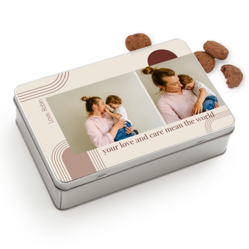 Cookie Tin Rectangle with Generous cookies