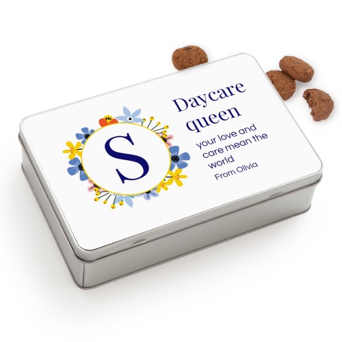 Cookie Tin Rectangle with Generous cookies