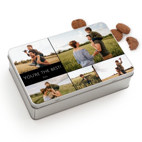Cookie Tin Rectangle with Generous cookies Cookie Tin Rectangle with Generous cookies