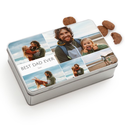 Cookie Tin Rectangle with Generous cookies Cookie Tin Rectangle with Generous cookies