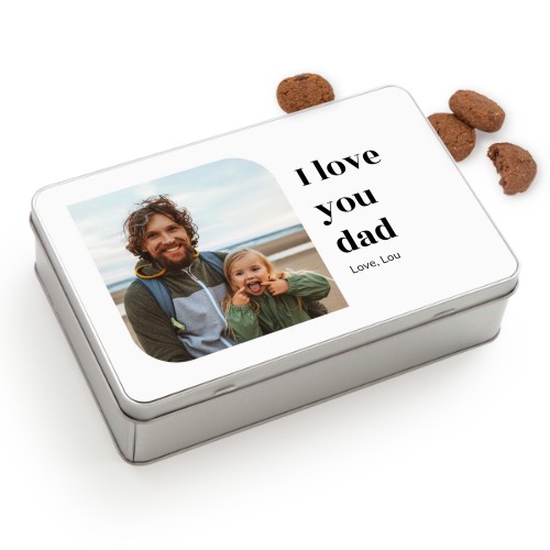 Cookie Tin Rectangle with Generous cookies Cookie Tin Rectangle with Generous cookies