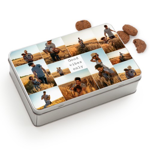 Cookie Tin Rectangle with Generous cookies Cookie Tin Rectangle with Generous cookies