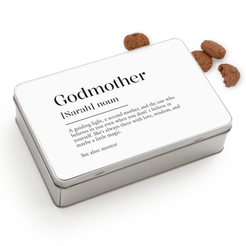 Koekjestrommel rechthoekig met Generous koekjes