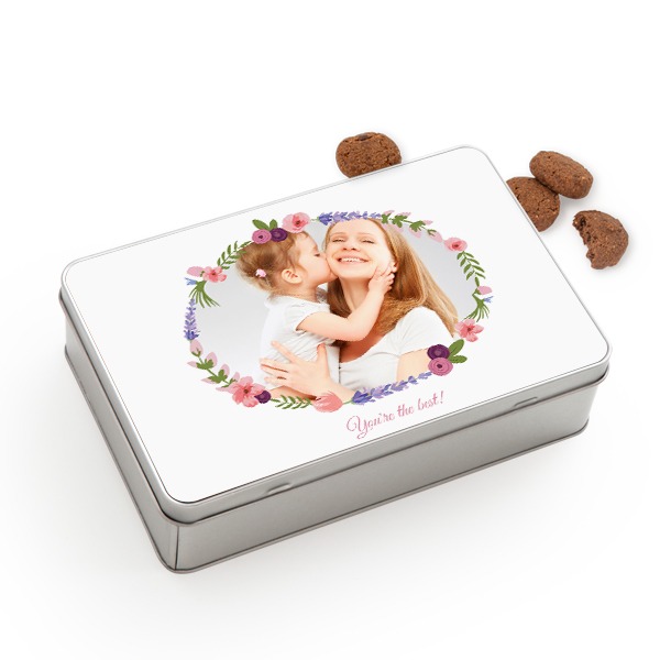 Koekjestrommel rechthoekig met Generous koekjes Koekjestrommel rechthoekig met Generous koekjes