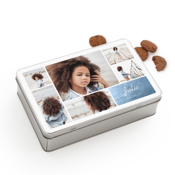 Cookie Tin Rectangle with Generous cookies Cookie Tin Rectangle with Generous cookies