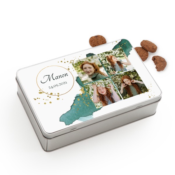 Koekjestrommel Rechthoekig met Generous koekjes Koekjestrommel Rechthoekig met Generous koekjes
