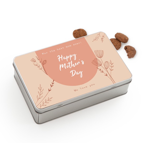 Cookie Tin Rectangle with Generous cookies Cookie Tin Rectangle with Generous cookies