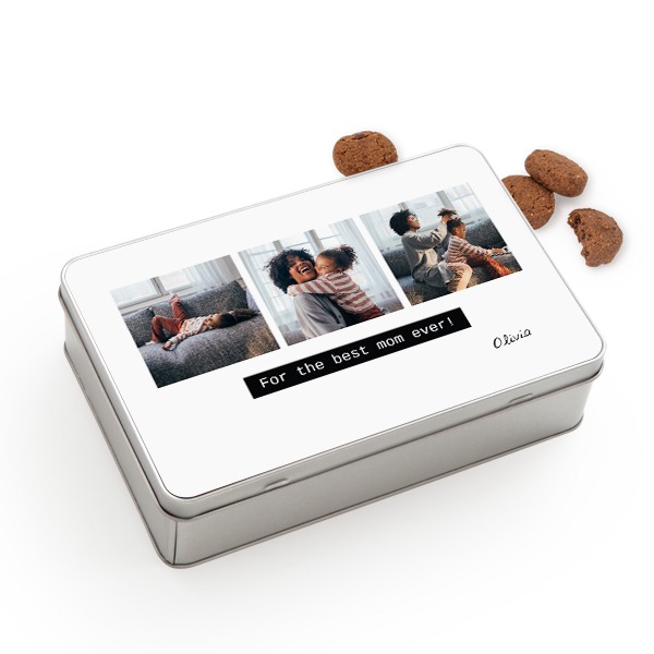 Boîte à biscuits rectangle avec biscuits Generous  Boîte à biscuits rectangle avec biscuits Generous