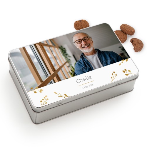 Cookie Tin Rectangle with Generous cookies