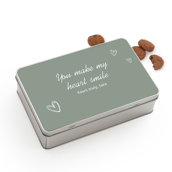 Koekjestrommel Rechthoekig met Generous koekjes Koekjestrommel Rechthoekig met Generous koekjes