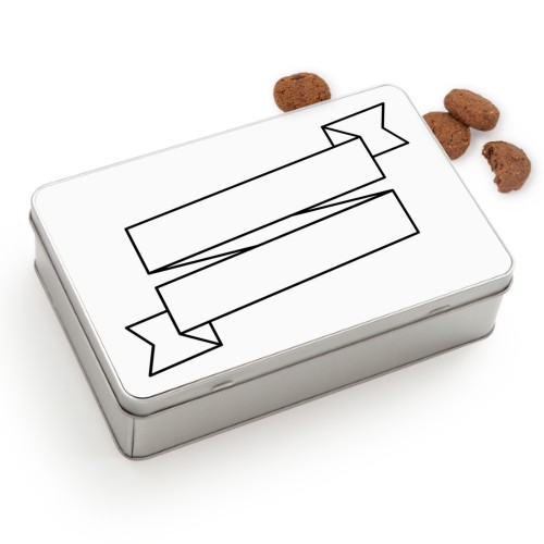 Cookie Tin Rectangle with Generous cookies
