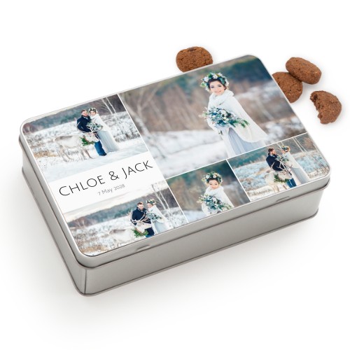 Cookie Tin Rectangle with Generous cookies