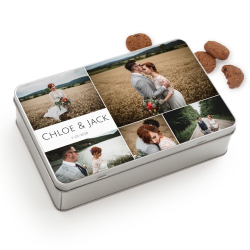 Cookie Tin Rectangle with Generous cookies